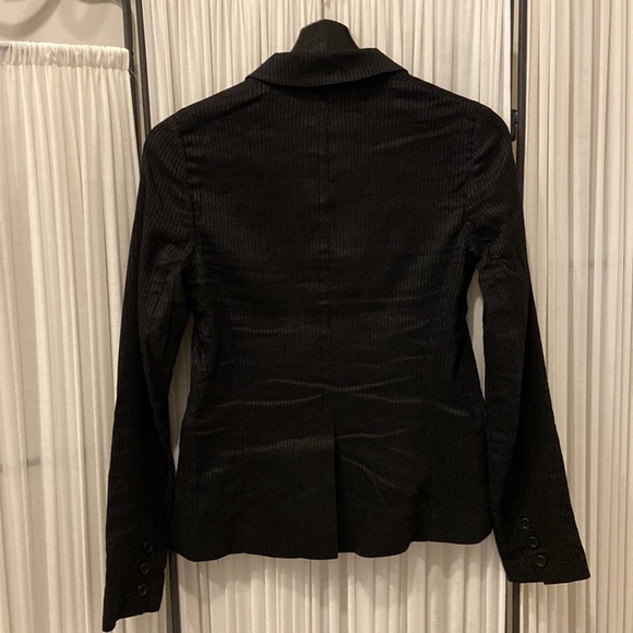 EUC * Theory Pinstripe Linen Blazer * Size 0 - Picture 2 of 5